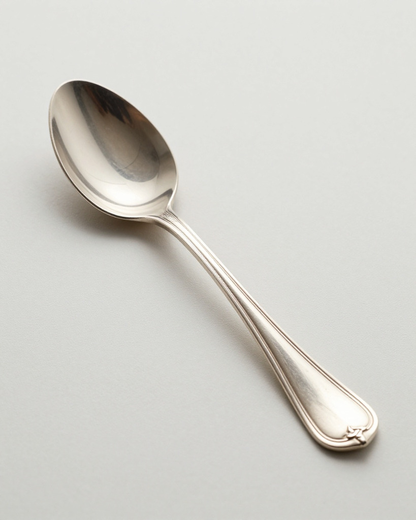 [DEMO] Milan Silver Serving Spoon — view 3