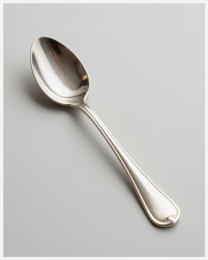 [DEMO] Milan Silver Serving Spoon — Metal