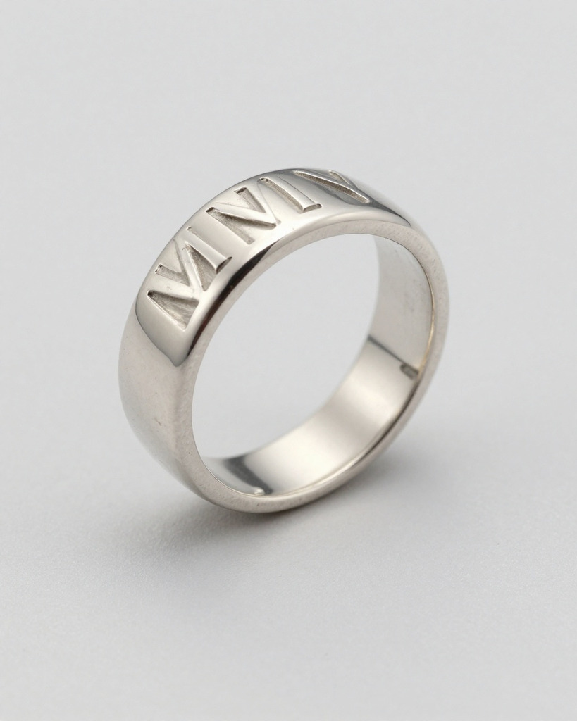 [DEMO] Milan Silver Signet Ring — view 2