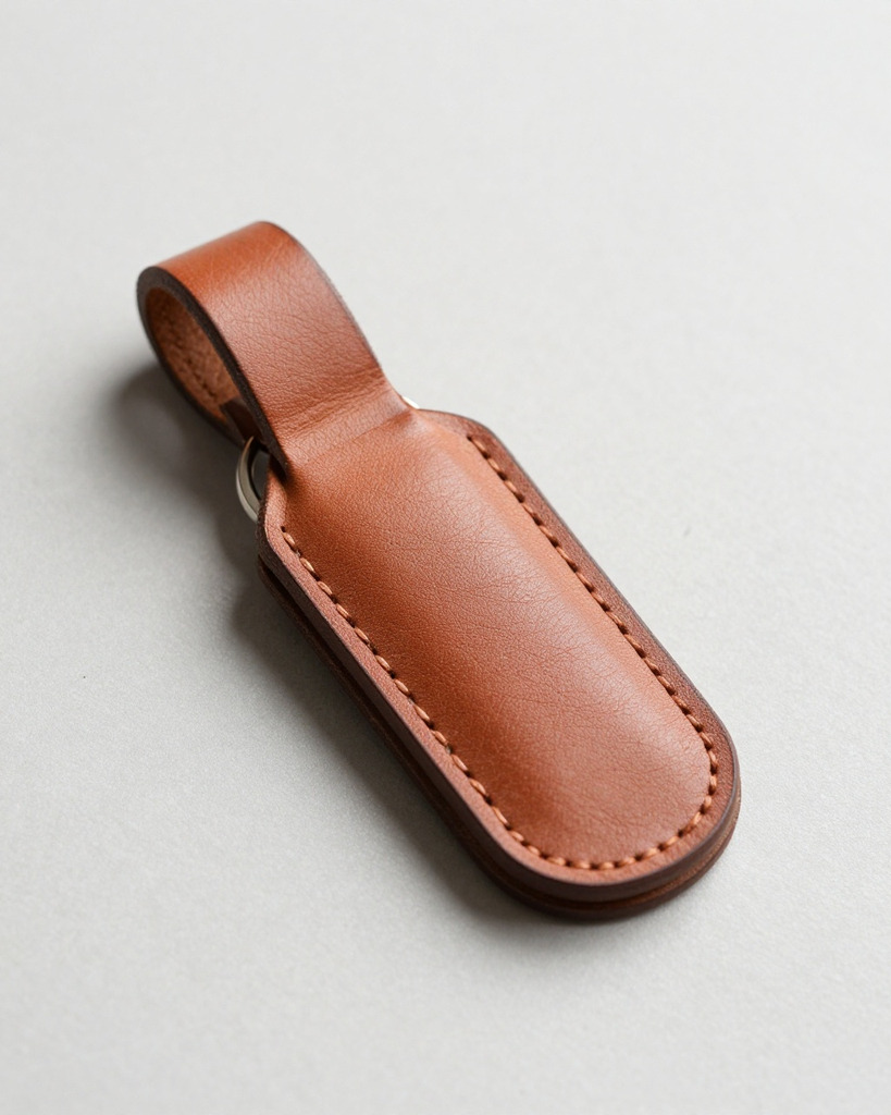 [DEMO] Berlin Leather Key Fob — view 2