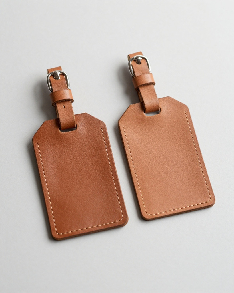 [DEMO] Berlin Leather Luggage Tag, Pair — view 2