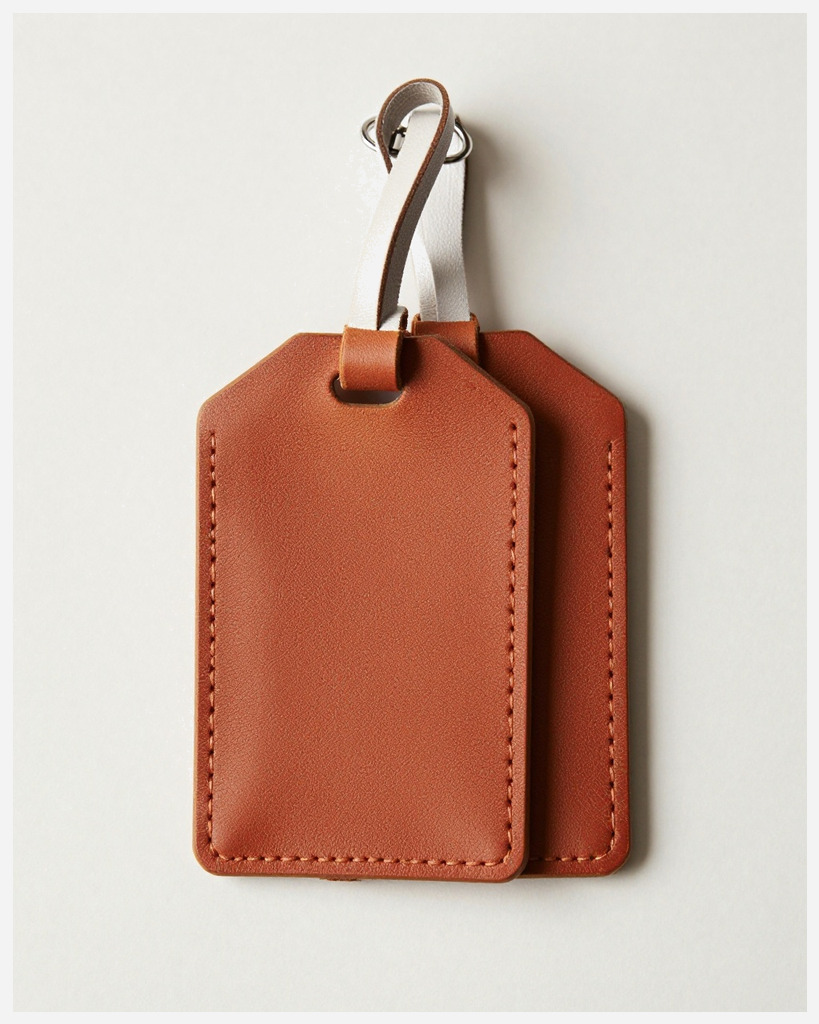 [DEMO] Berlin Leather Luggage Tag, Pair — Leather