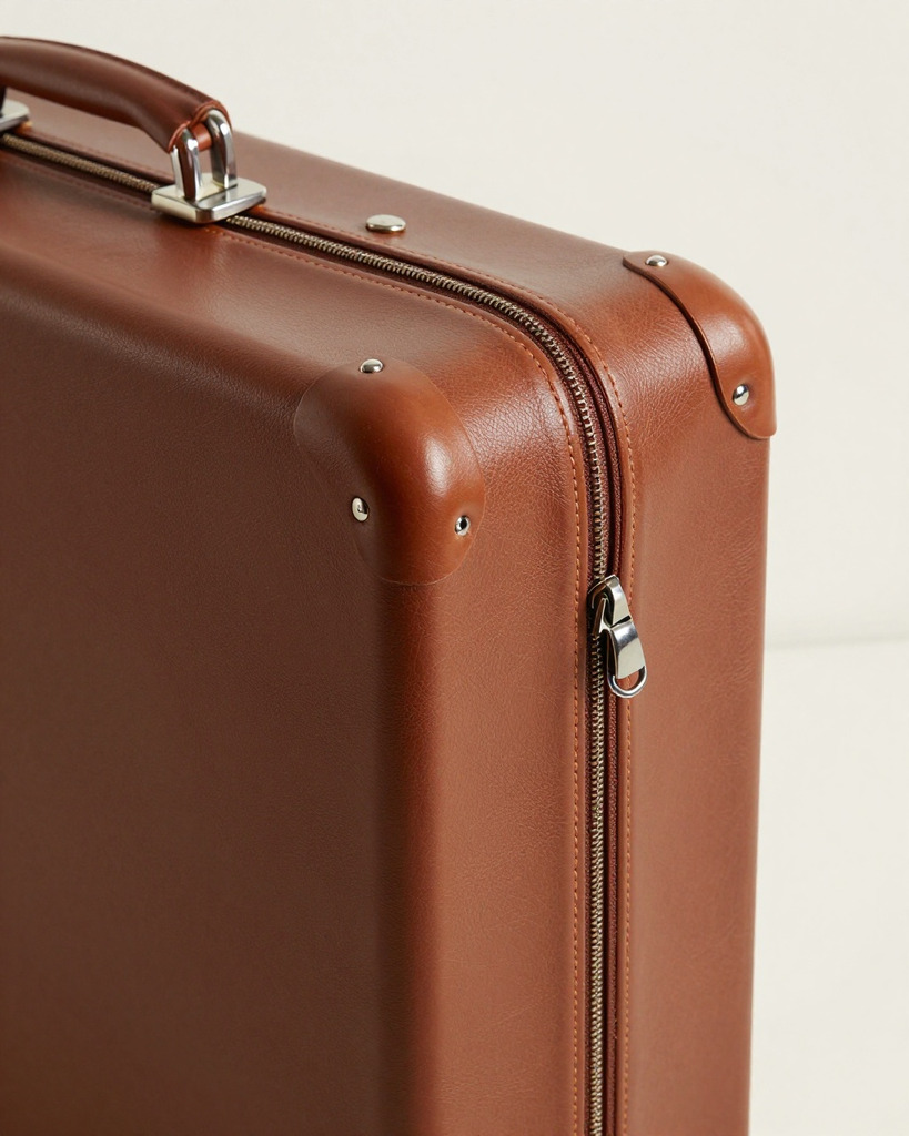 [DEMO] Berlin Leather Suitcase, Wheeled — view 3