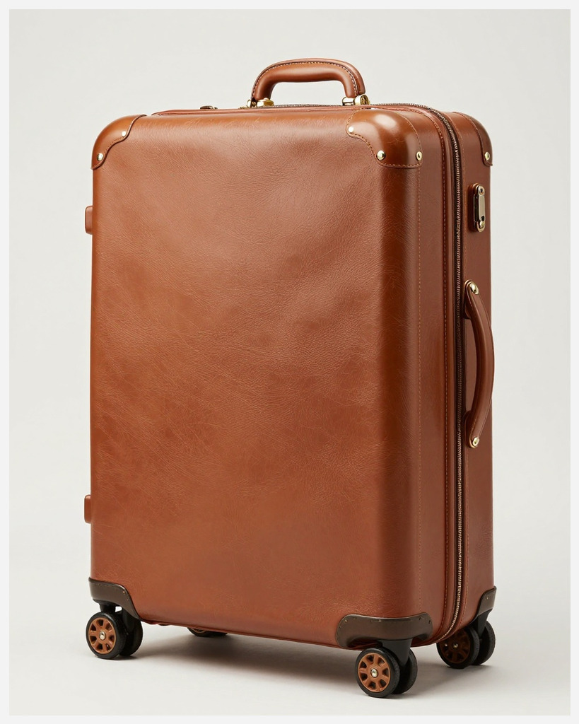[DEMO] Berlin Leather Suitcase, Wheeled — Leather