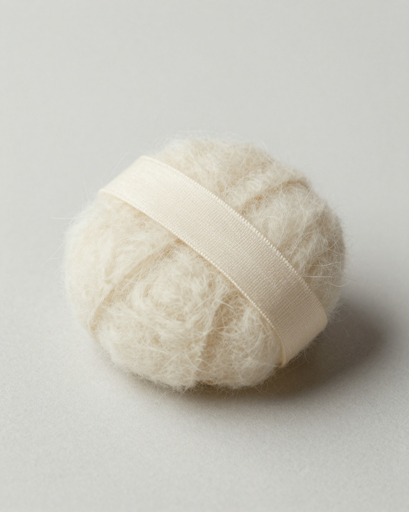 [DEMO] Biella Mohair Ribbon Brooch — view 3