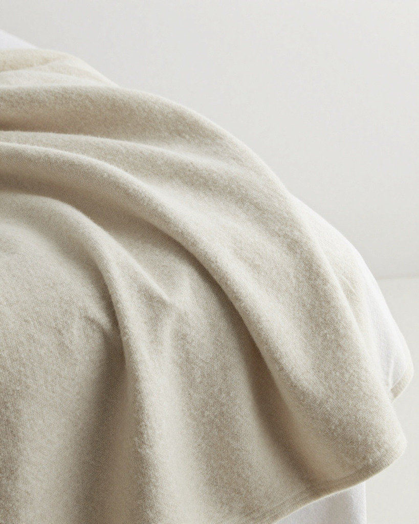 [DEMO] Biella Wool Blanket, Undyed — view 3