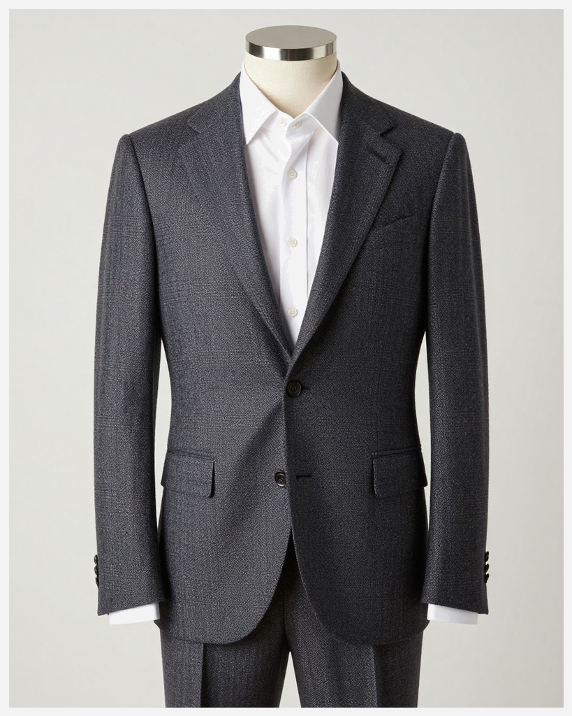 [DEMO] Biella Wool Flannel Suit Jacket — Wool