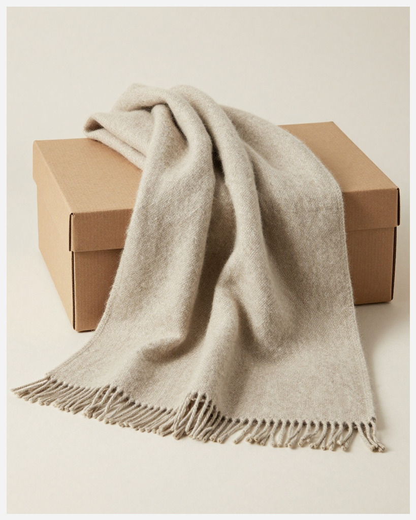 [DEMO] Biella Wool Throw in Presentation Box — Wool