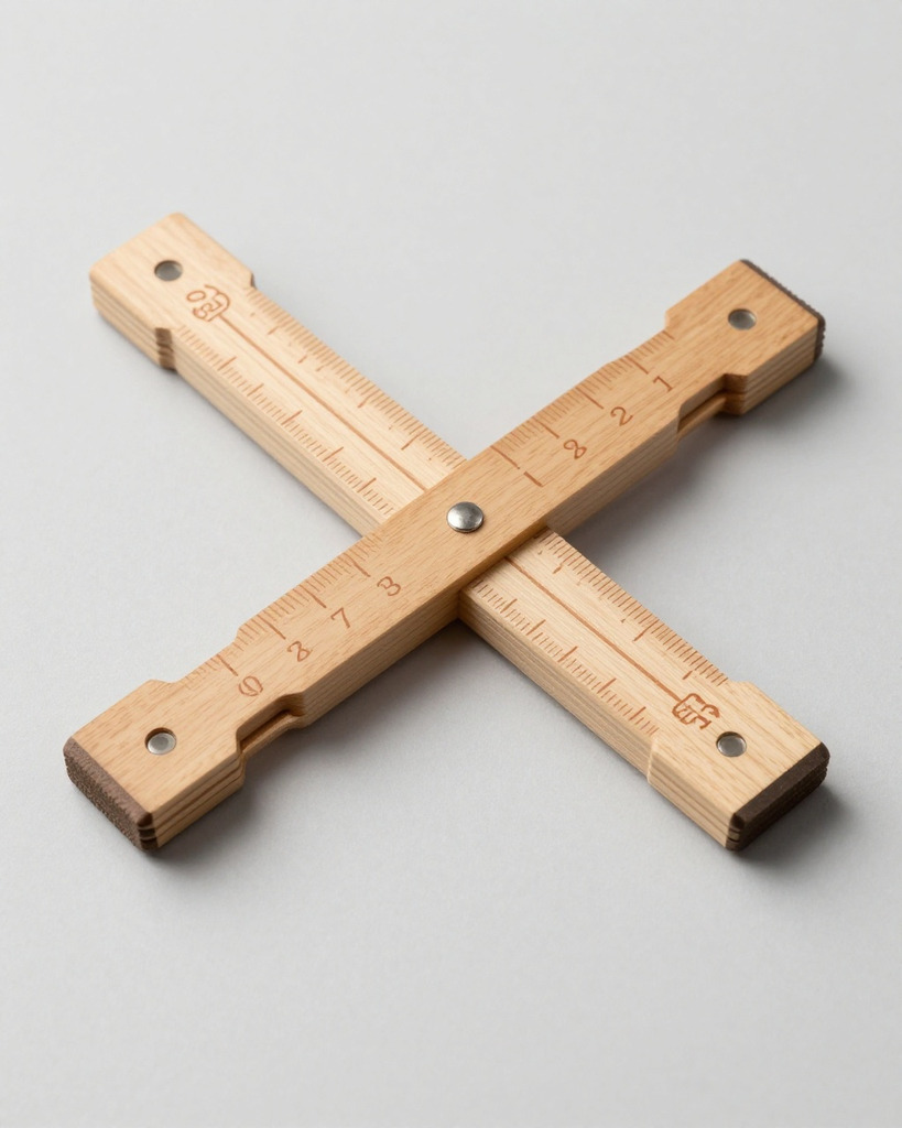 [DEMO] Bilbao Folding Rule, Beech — view 2