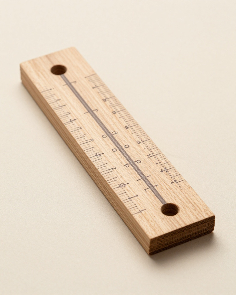 [DEMO] Bilbao Folding Rule, Beech — view 3