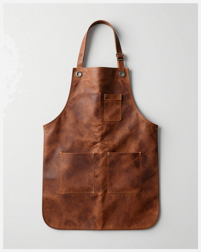 [DEMO] Bilbao Leather Work Apron — Leather