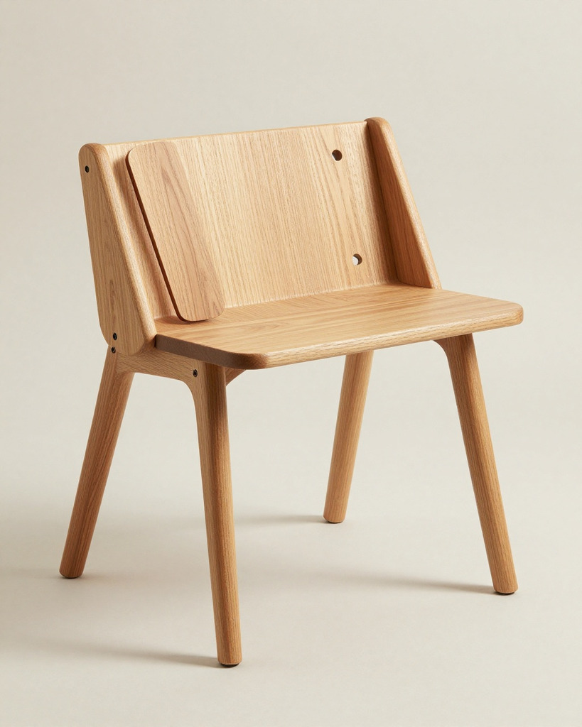 [DEMO] Bilbao Oak Book Stand — view 2
