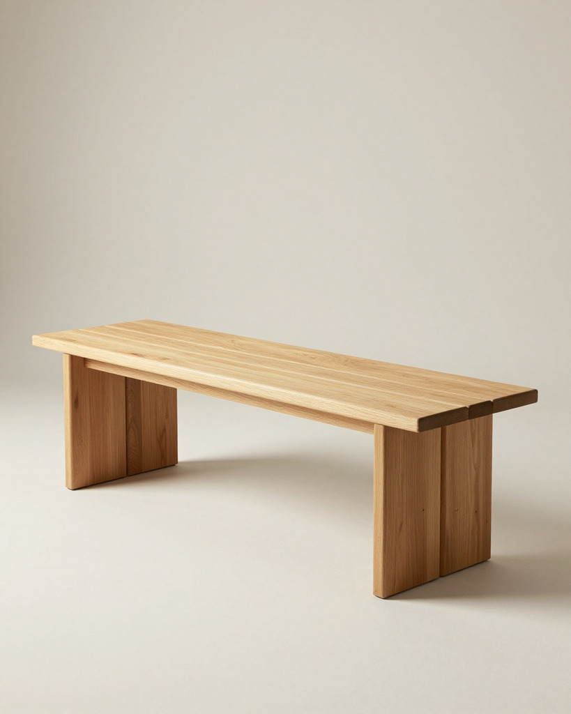 [DEMO] Bilbao Oak Garden Bench — view 2