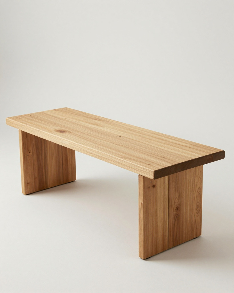 [DEMO] Bilbao Oak Garden Bench — view 3