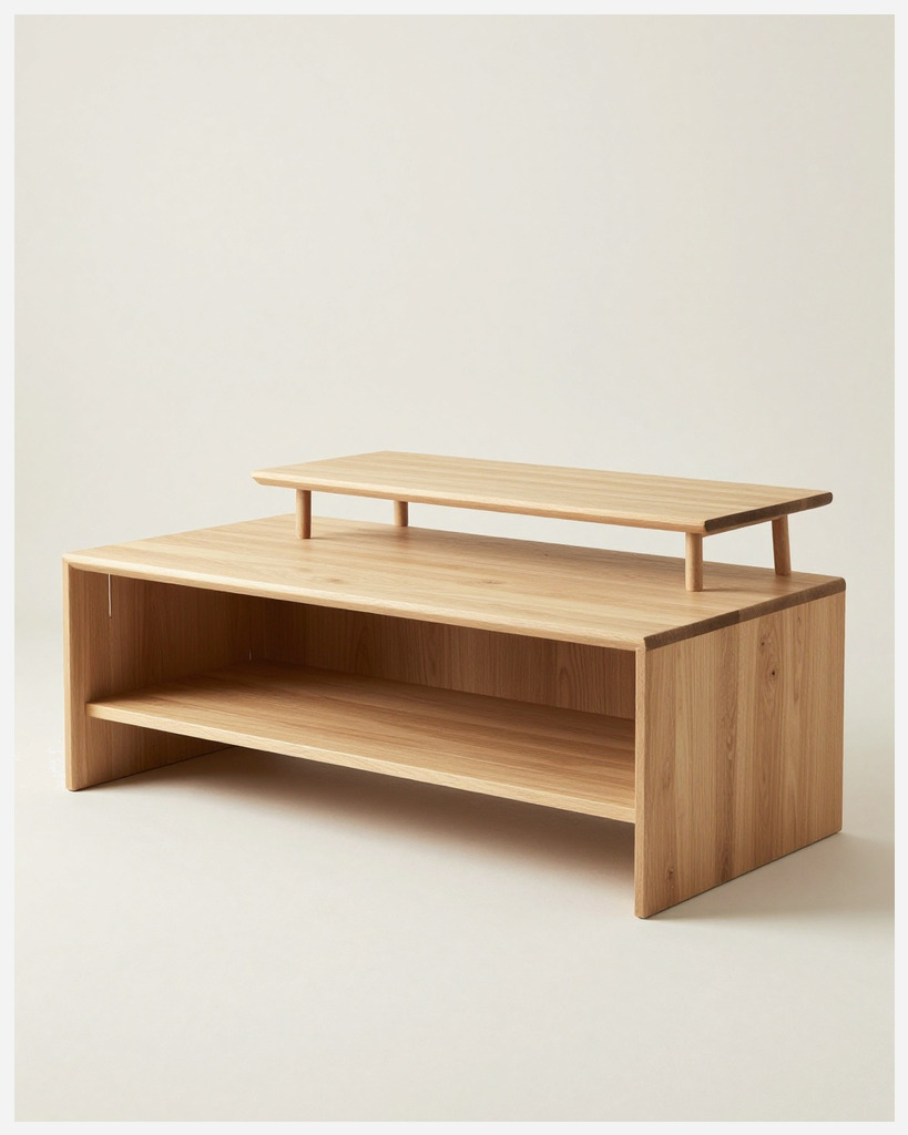 [DEMO] Bilbao Oak Nesting Tables, Pair — Wood