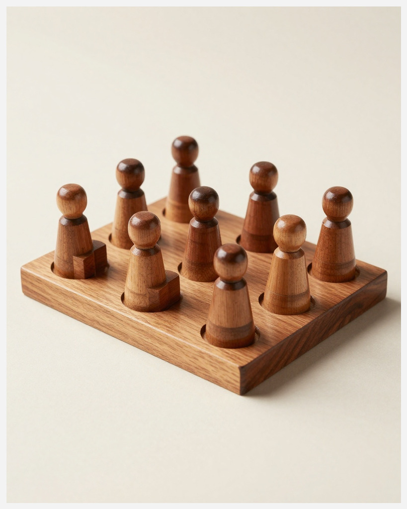 [DEMO] Bilbao Wooden Nine Men's Morris — Wood