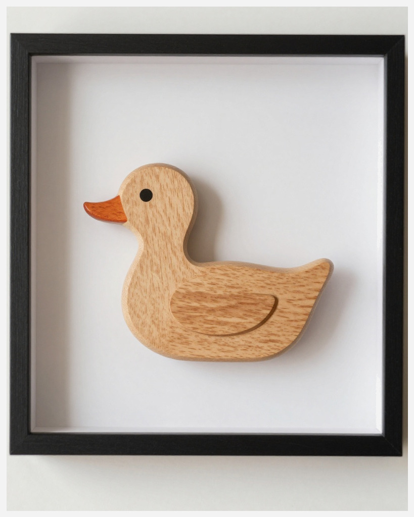 [DEMO] Bilbao Wooden Pull Duck — Wood