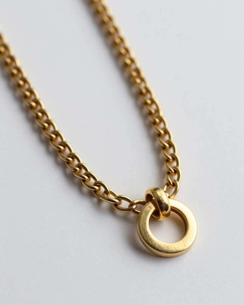 [DEMO] Bologna Gold Chain, Hand-Drawn — view 2