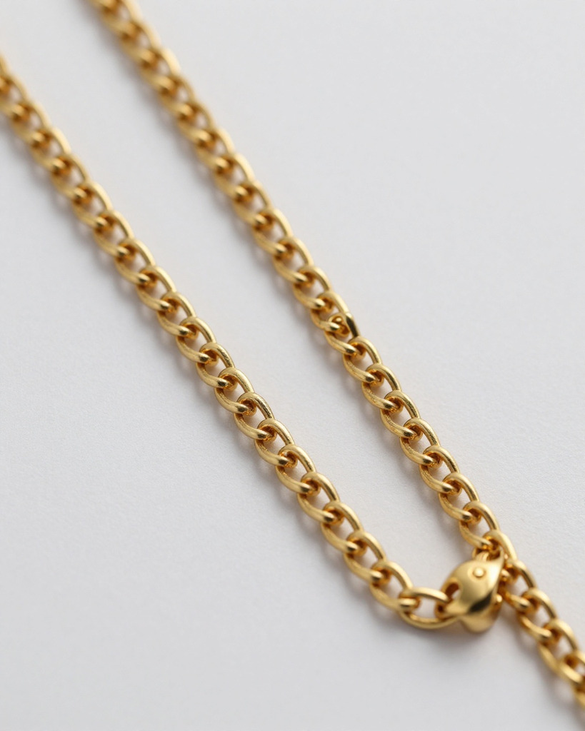 [DEMO] Bologna Gold Chain, Hand-Drawn — view 3