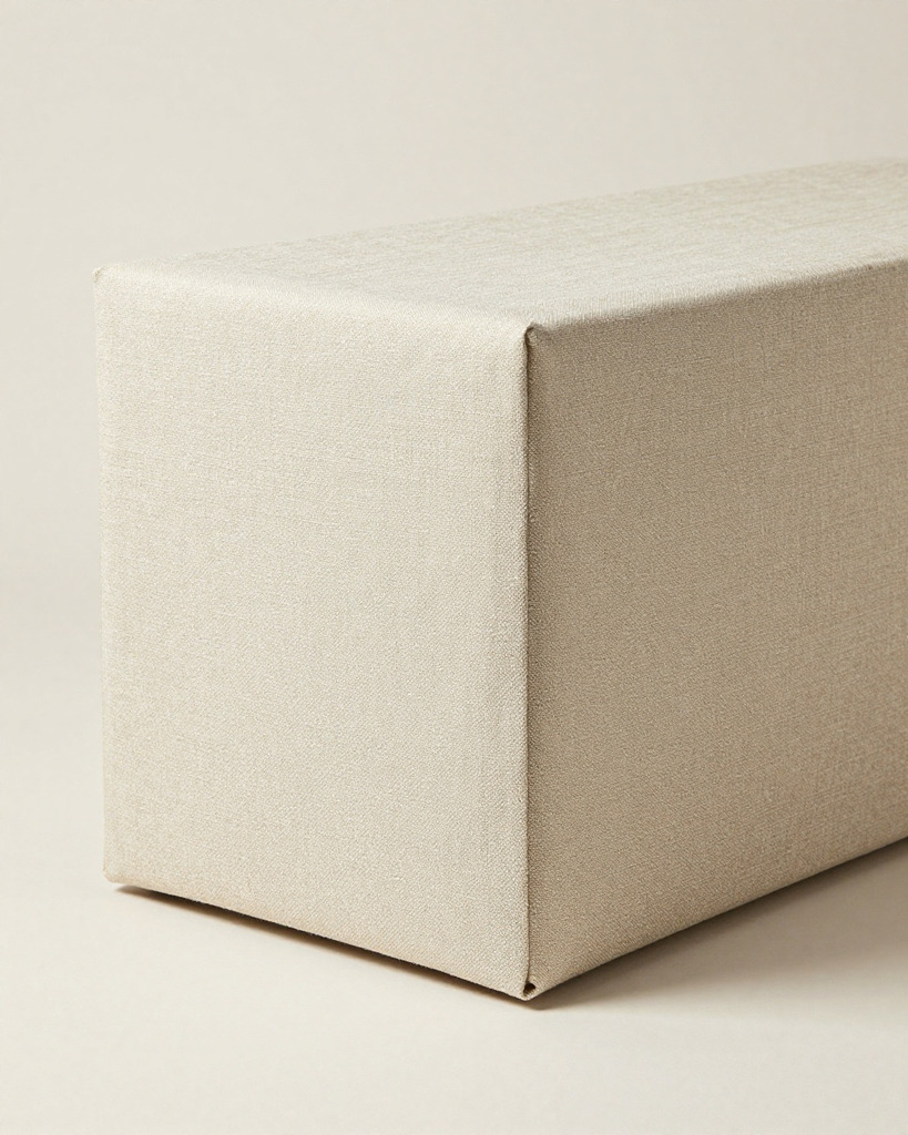 [DEMO] Bruges Linen-Covered Trunk — view 3