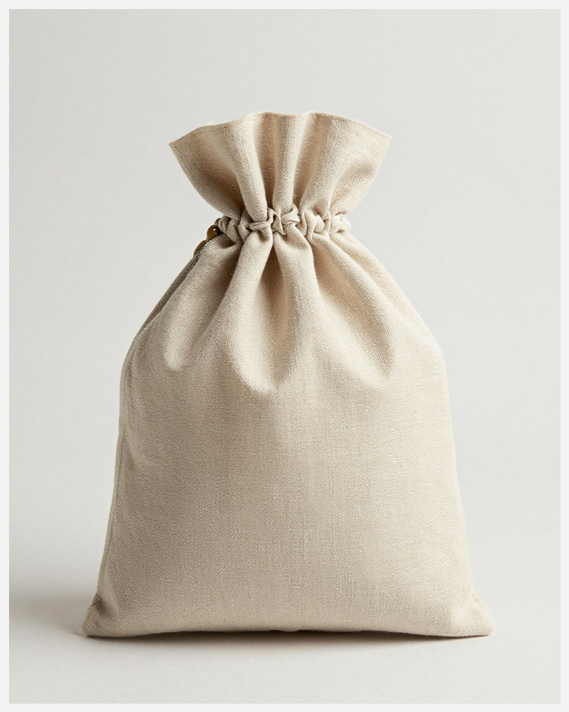 [DEMO] Bruges Linen Keepsake Pouch — Linen & hemp