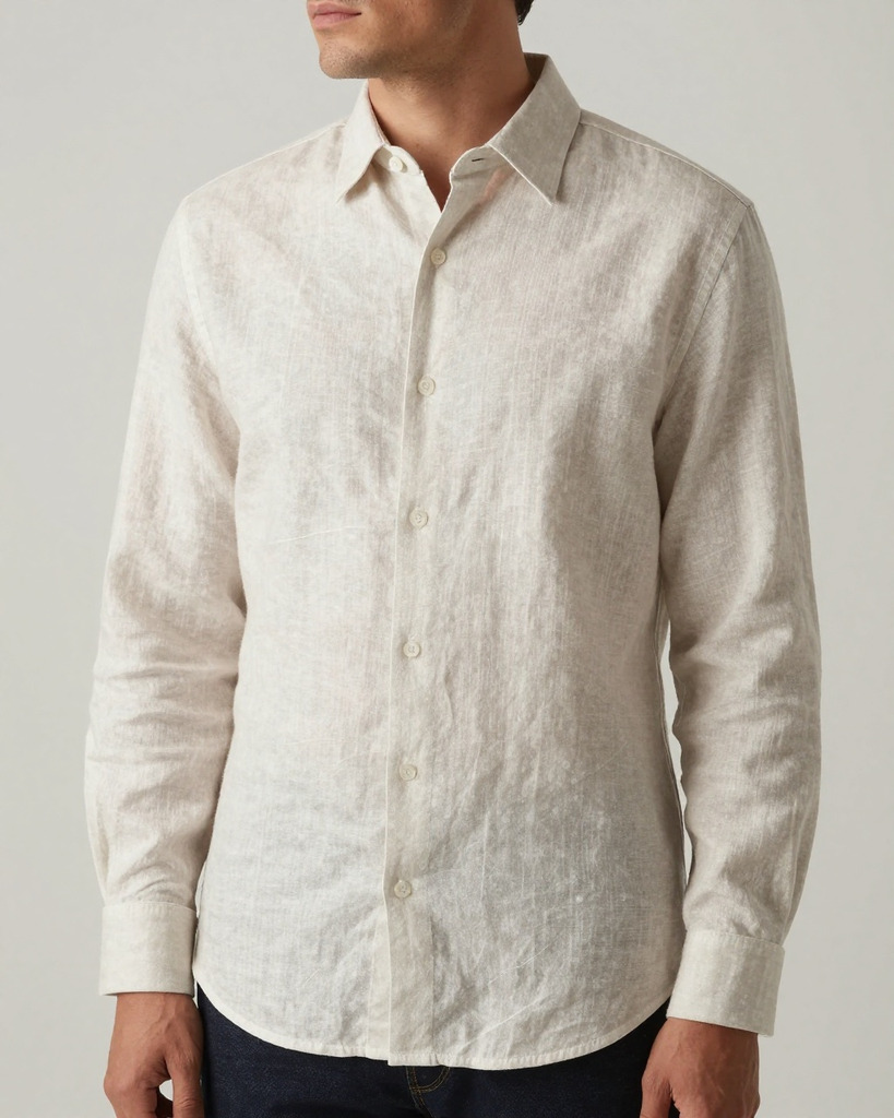 [DEMO] Bruges Linen Shirt, Long Sleeve — view 2