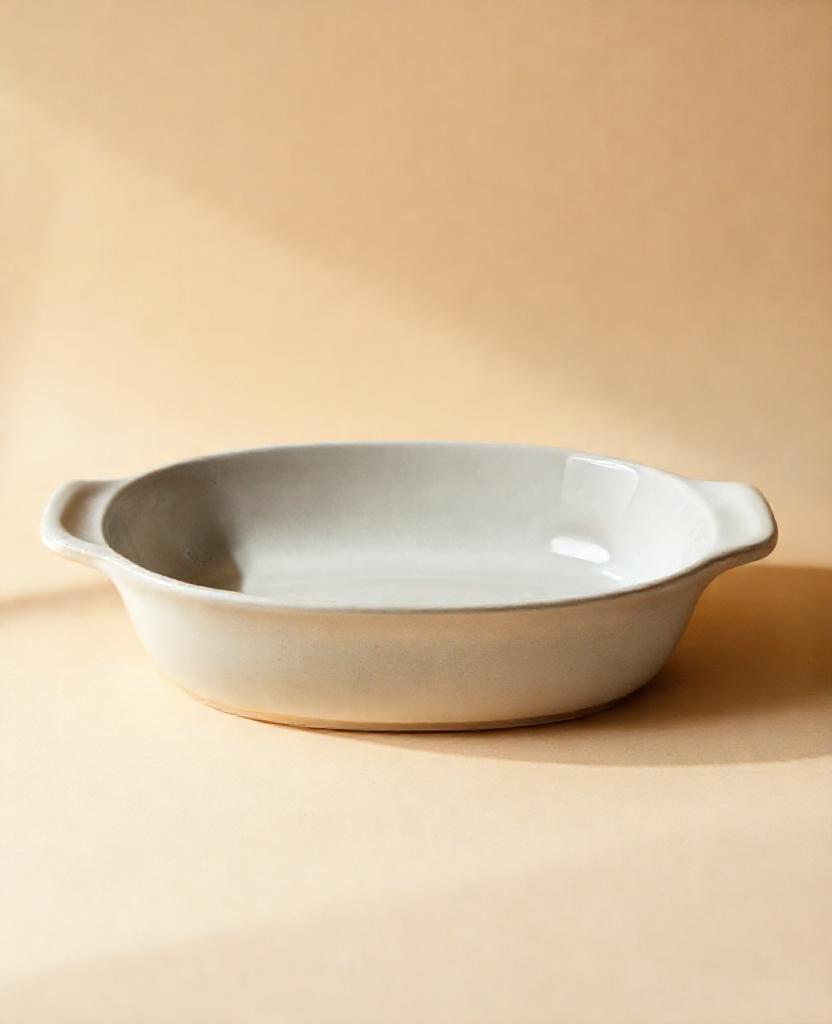[DEMO] Split Stoneware Baking Dish — Ceramic & porcelain
