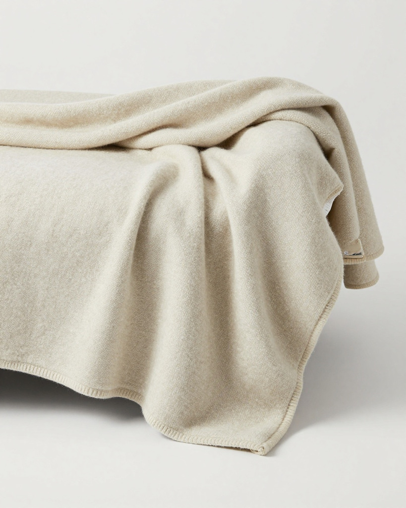 [DEMO] Prato Wool Blanket, Undyed — view 2