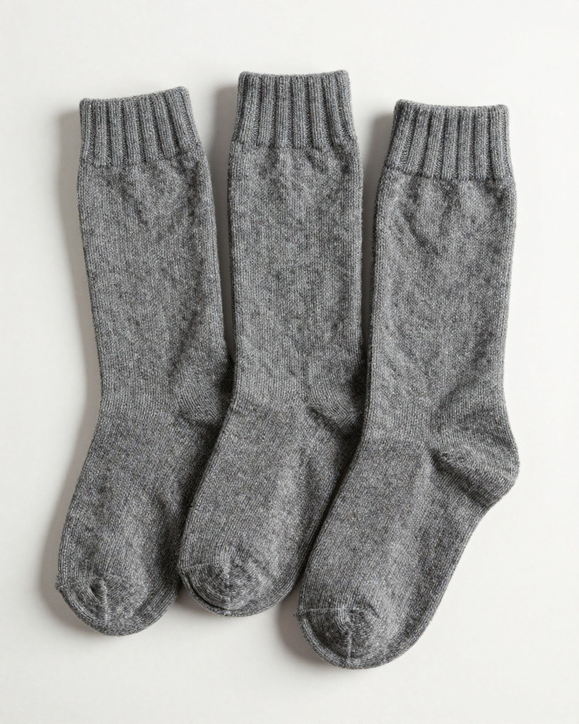 [DEMO] Prato Wool Socks, Three Pairs — view 3