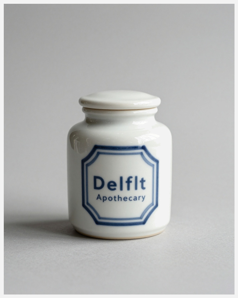 [DEMO] Limoges Ceramic Apothecary Jar — Ceramic & porcelain