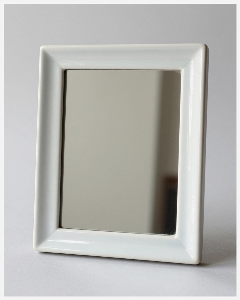 [DEMO] Limoges Ceramic Mirror Frame — Ceramic & porcelain