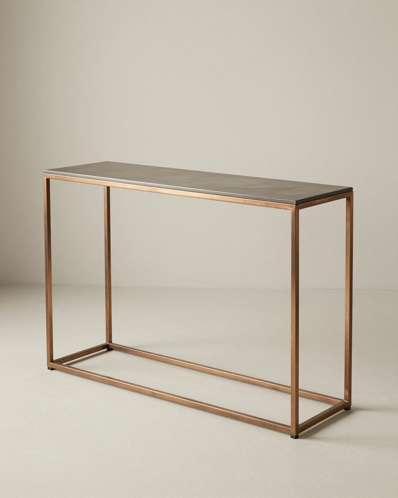 [DEMO] Florence Copper Console Table — view 2