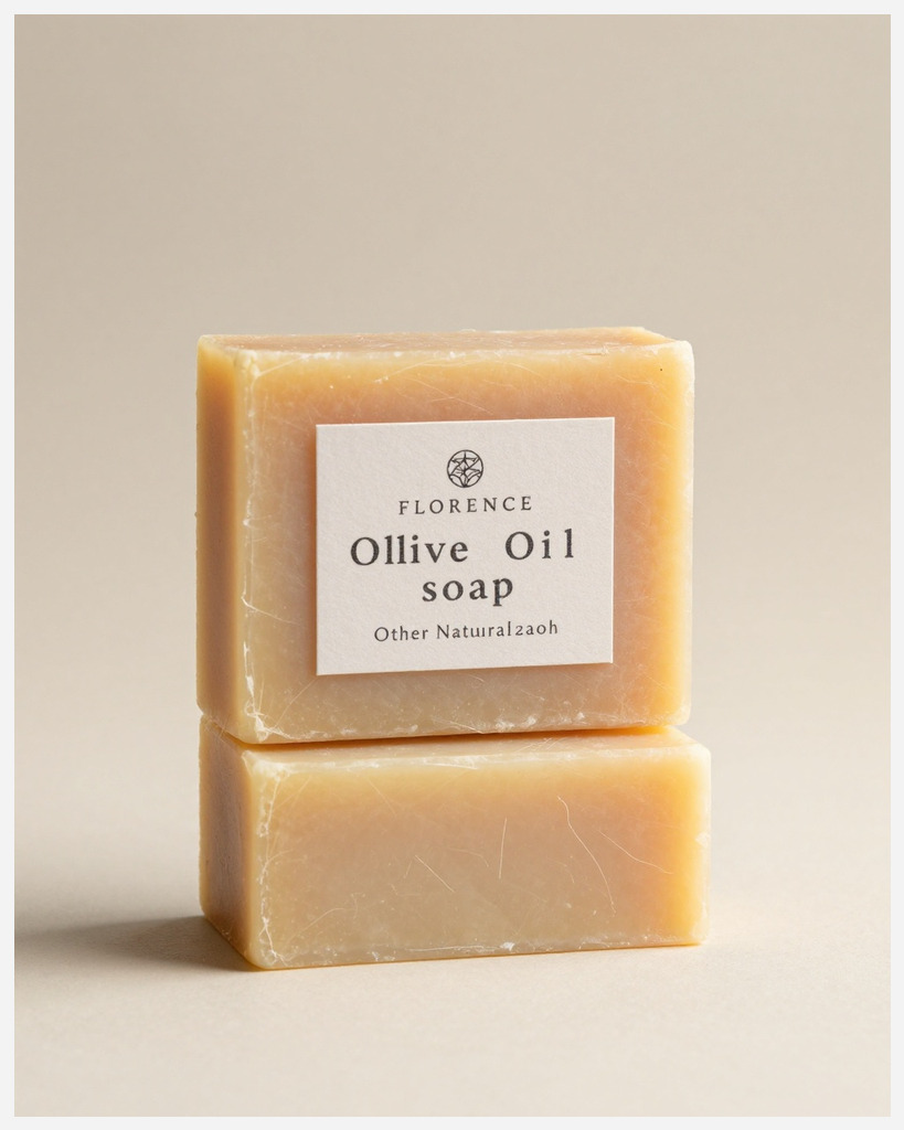 [DEMO] Florence Olive Oil Soap, Set of Four — Other natural material