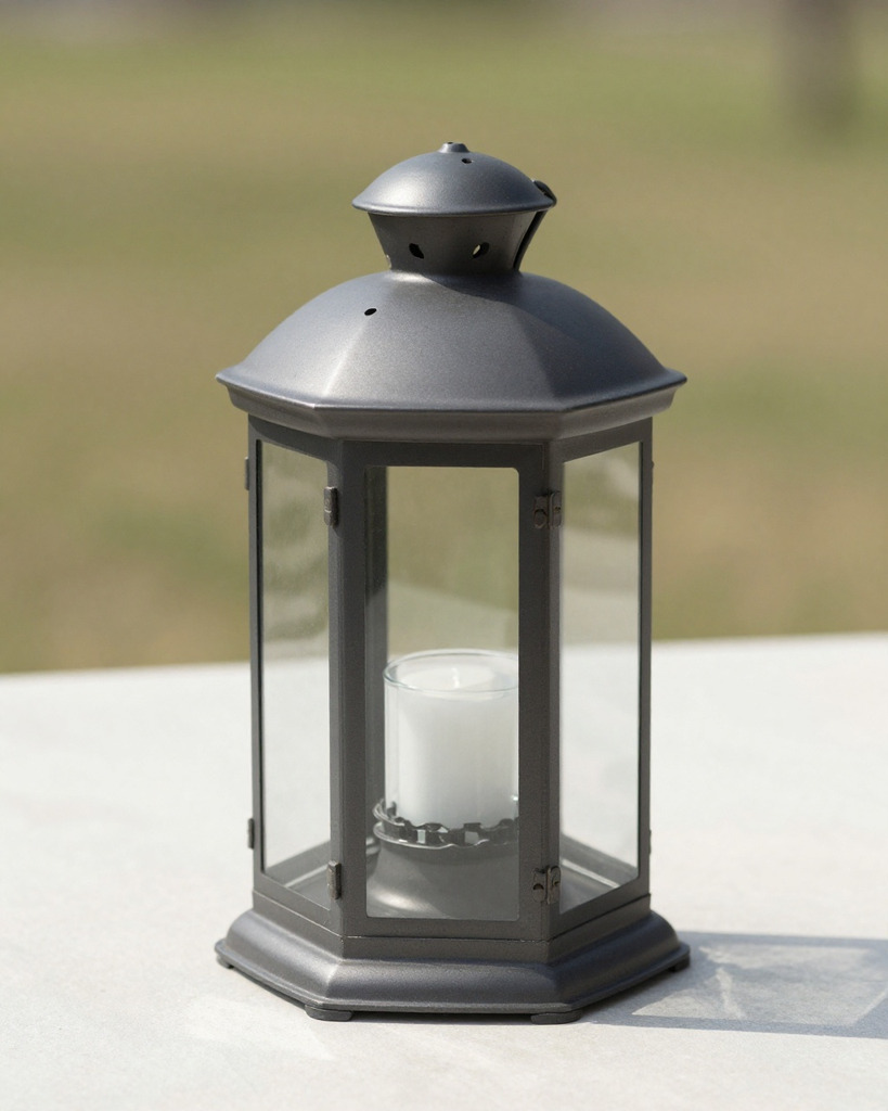[DEMO] Lausanne Glass Storm Lantern, Pair — view 3