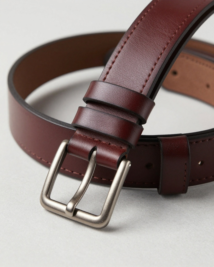 [DEMO] Marche Calfskin Belt, Hand-Stitched — view 3