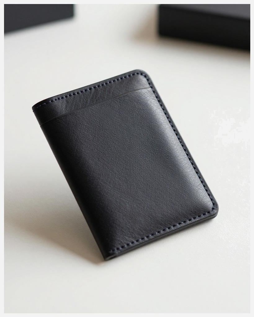 [DEMO] Marche Calfskin Card Holder — Leather