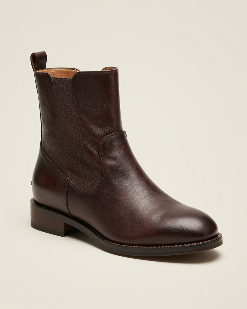 [DEMO] Marche Leather Ankle Boots — view 3