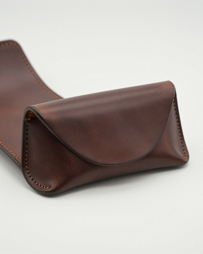 [DEMO] Marche Leather Glasses Case — view 3