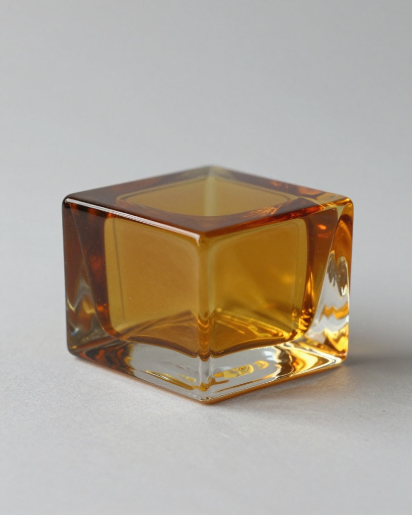 [DEMO] Murano Glass Paperweight, Amber — view 2