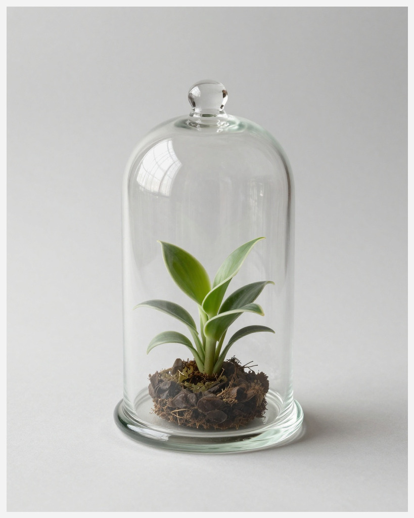 [DEMO] Murano Glass Terrarium Bell — Glass