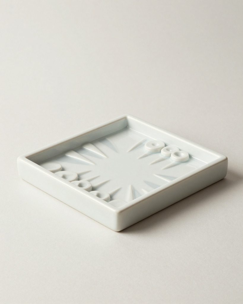 [DEMO] Provence Ceramic Backgammon Set — view 2