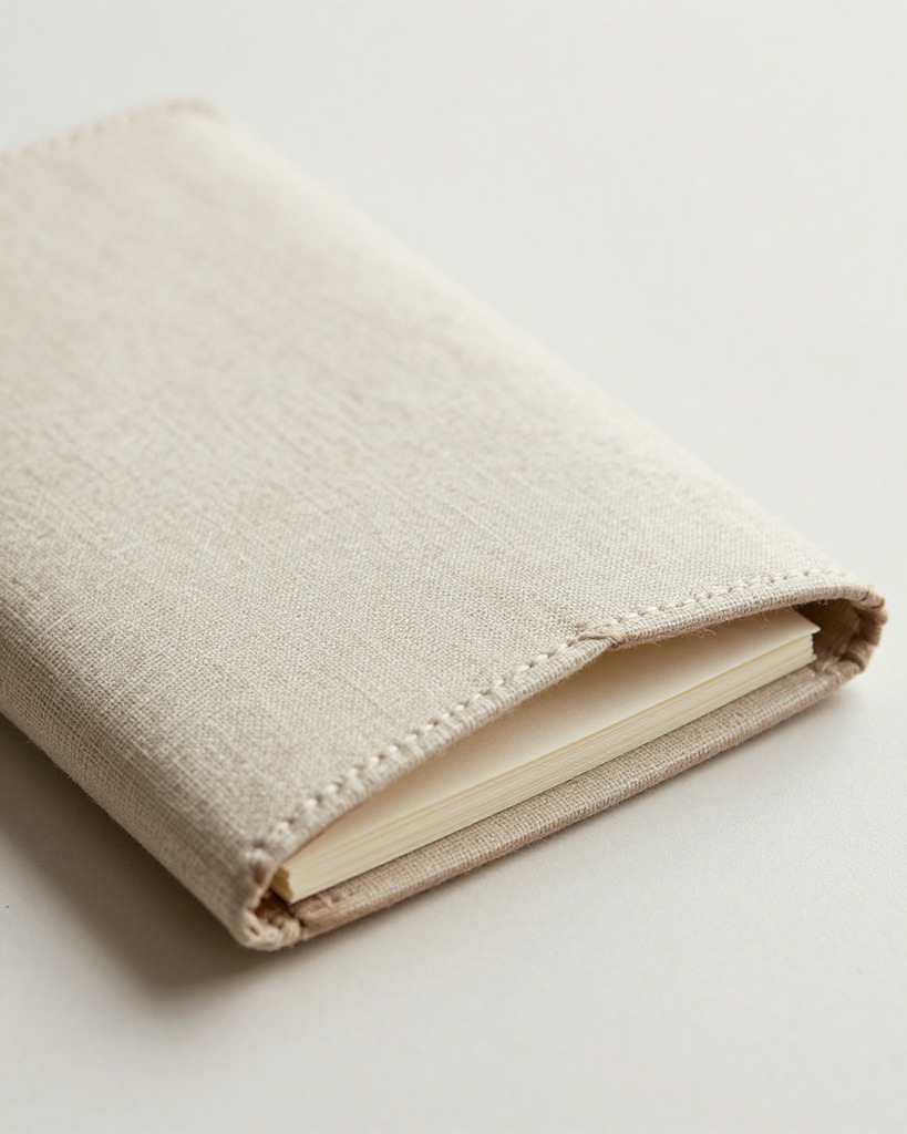 [DEMO] Rouen Linen Correspondence Wallet — view 3