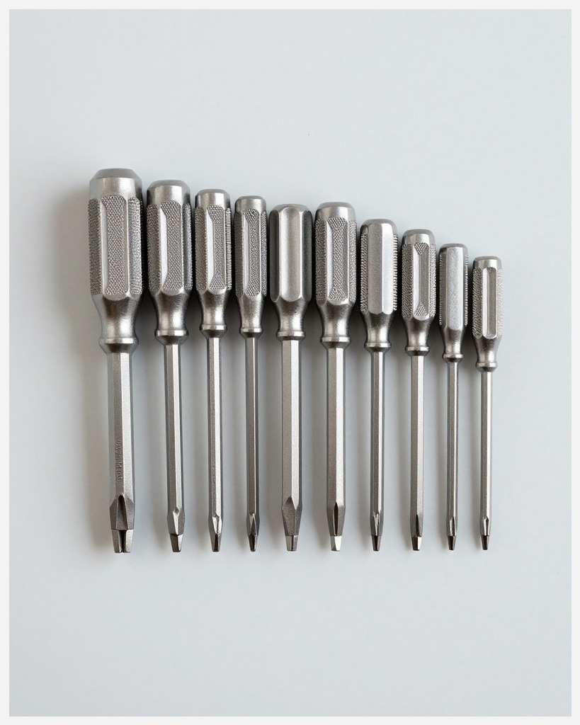 [DEMO] Solingen Steel Screwdriver Set — Metal