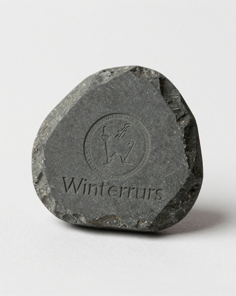 [DEMO] Winterthur Engraved Slate Token — view 3