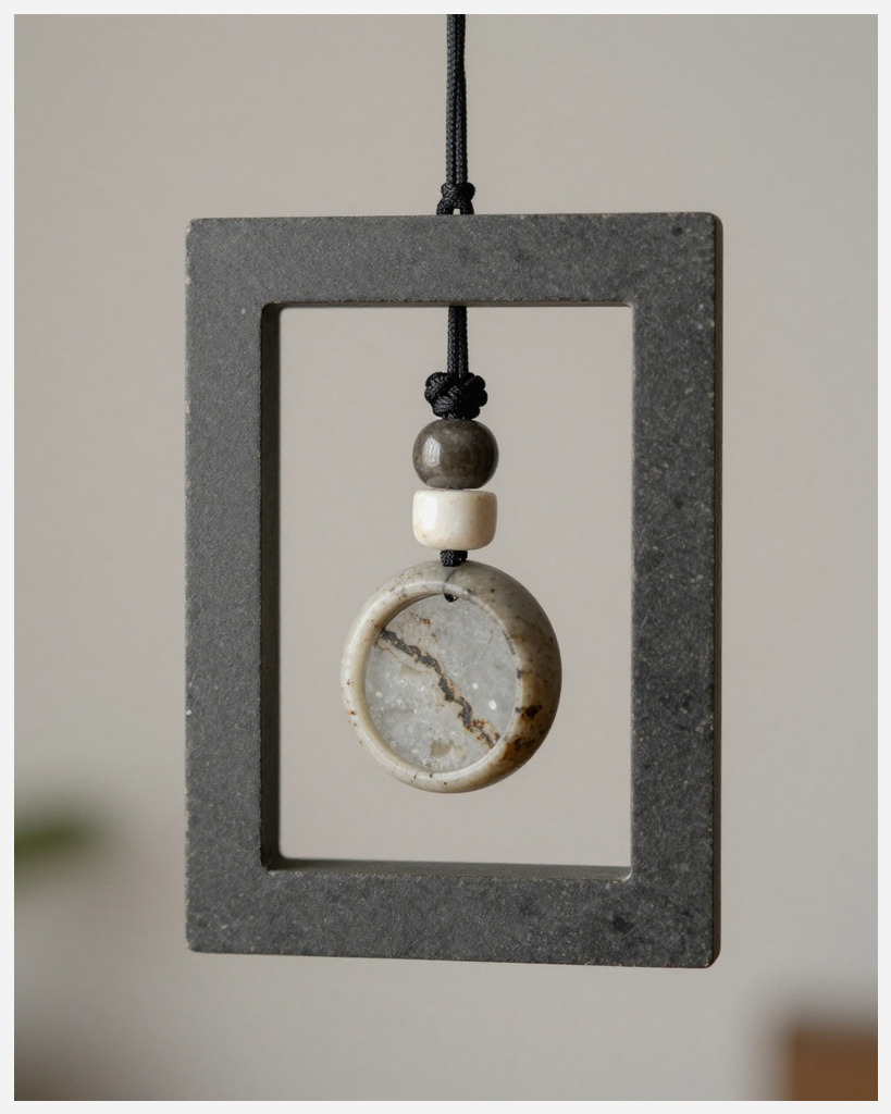 [DEMO] Winterthur Slate Pendant — Stone & mineral