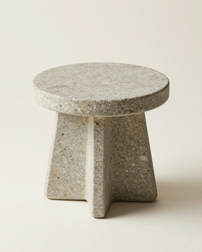 [DEMO] Winterthur Stone Garden Stool — view 2