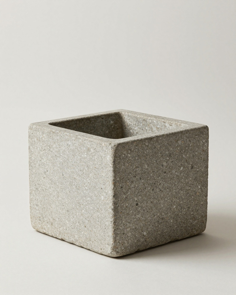 [DEMO] Winterthur Stone Planter, Square — view 2