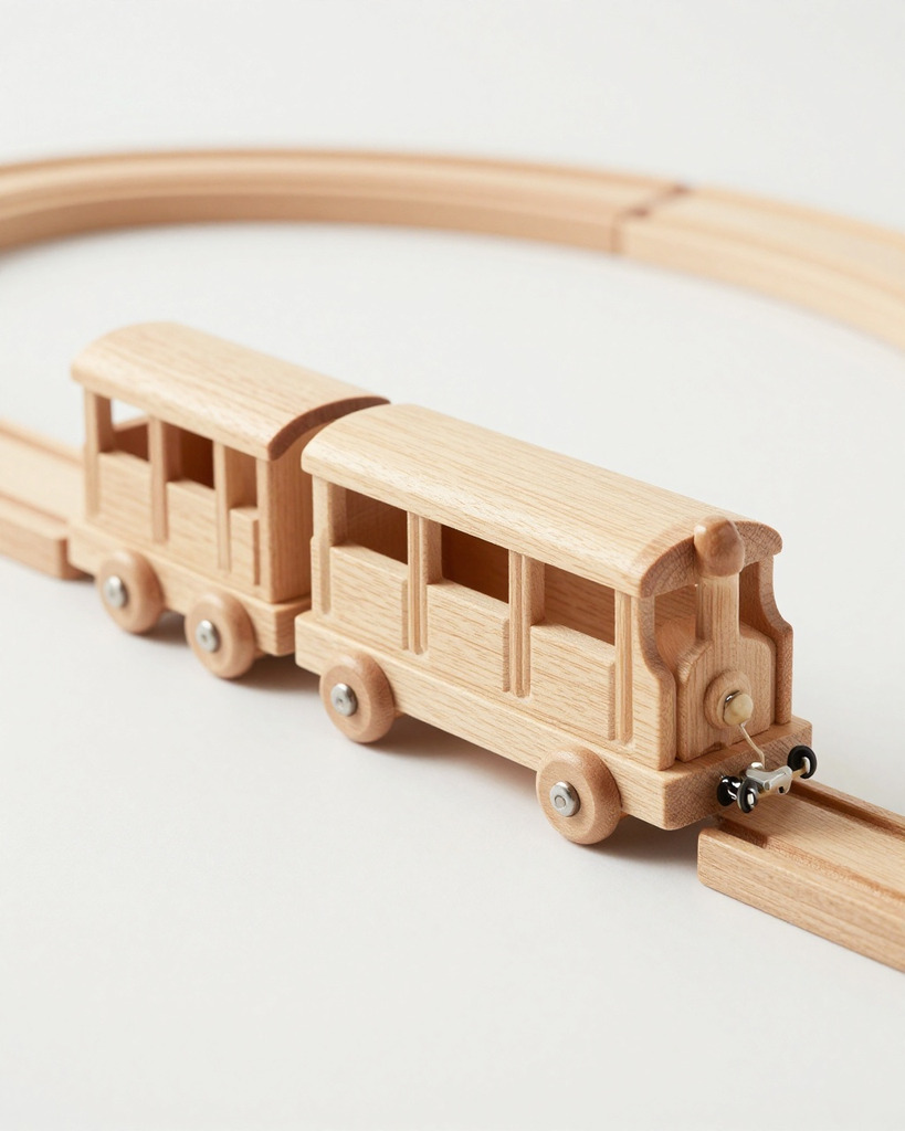 [DEMO] Nantes Wooden Train Set — view 3