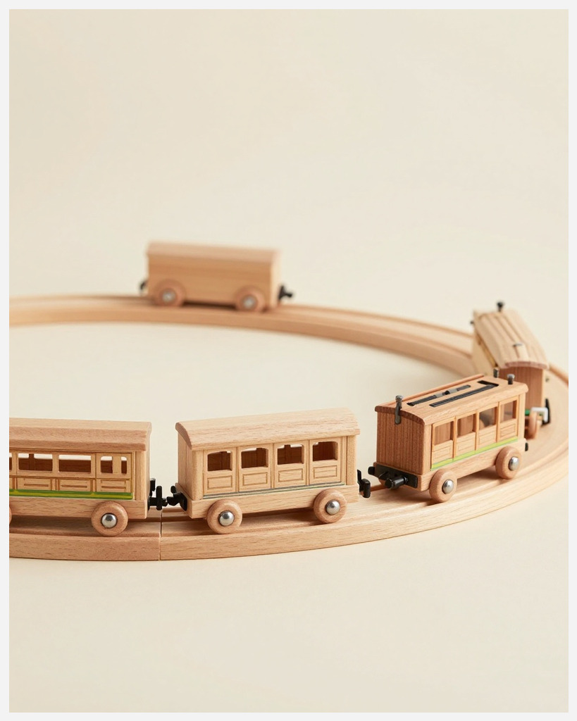 [DEMO] Nantes Wooden Train Set — Wood